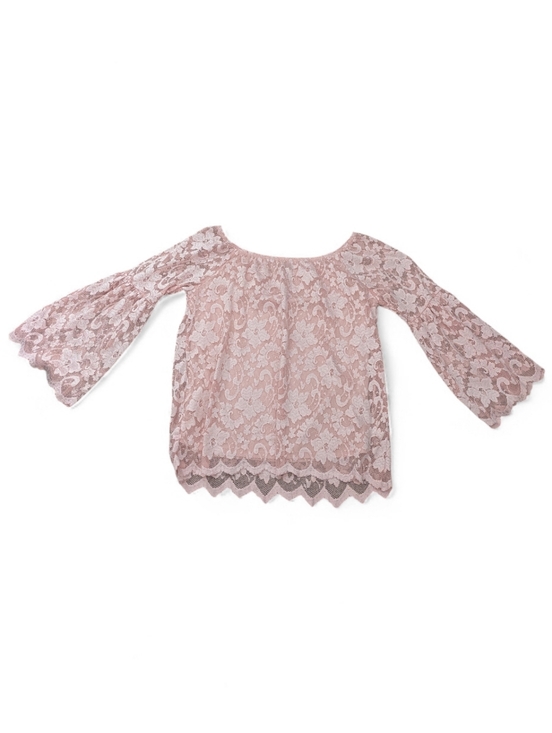 Almost Famous Tops - Y2K Fairy Coquette Pink Lace Top‎ Soft Girl Feminine Small